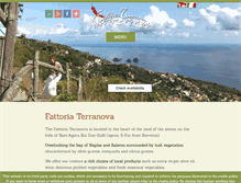 Tablet Screenshot of fattoriaterranova.it
